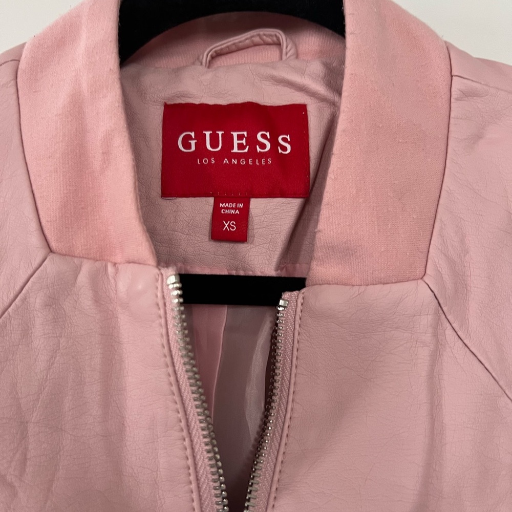 Guess Los Angeles Faux Leather Jacket - Picture 2 of 4